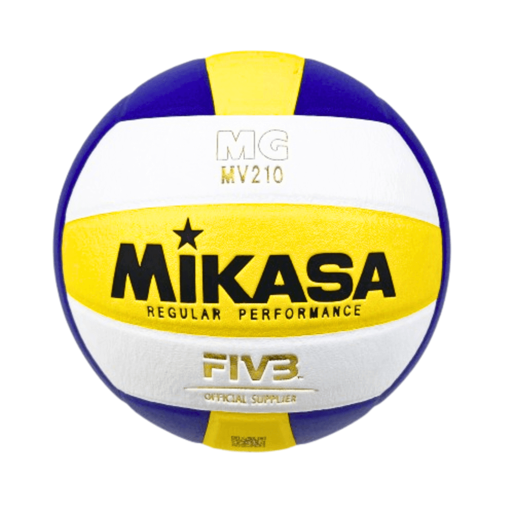 วอลเลย์บอล MIKASA MV210 หนังอัด คุณภาพหนังนิ่ม ทนทาน มีมอก. เบอร์ 5